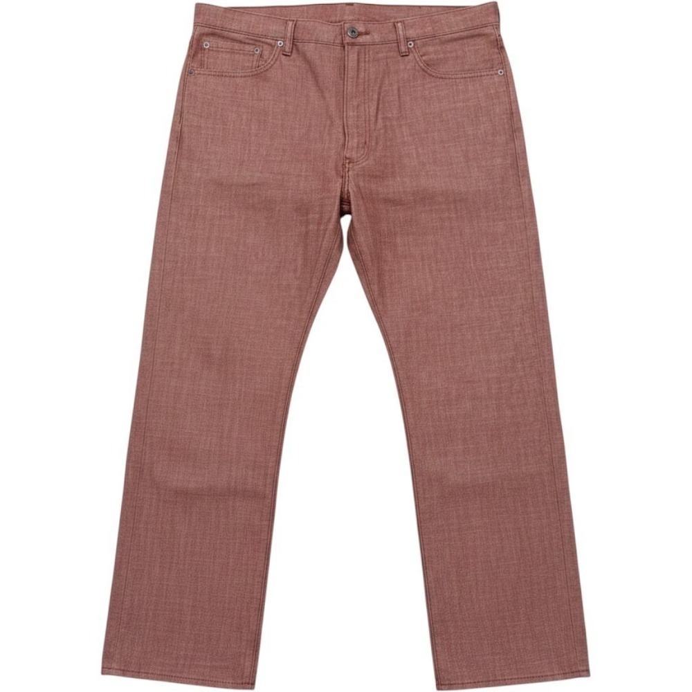 Levis 501 White Oak Cone Denim Jeans Mens 40x30 Rust Red Brown Button Fly